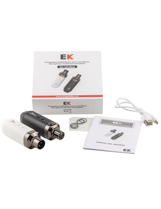 SISTEMA EK INALÁMBRICO TRANSMISOR/RECEPTOR PARA MICRÓFONO