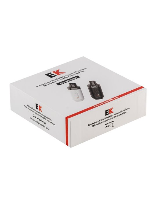 SISTEMA EK INALÁMBRICO TRANSMISOR/RECEPTOR PARA MICRÓFONO