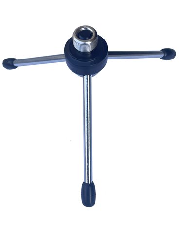 SOPORTE MICRÓFONO EKTRIPOD DE SOBREMESA CROMADO
