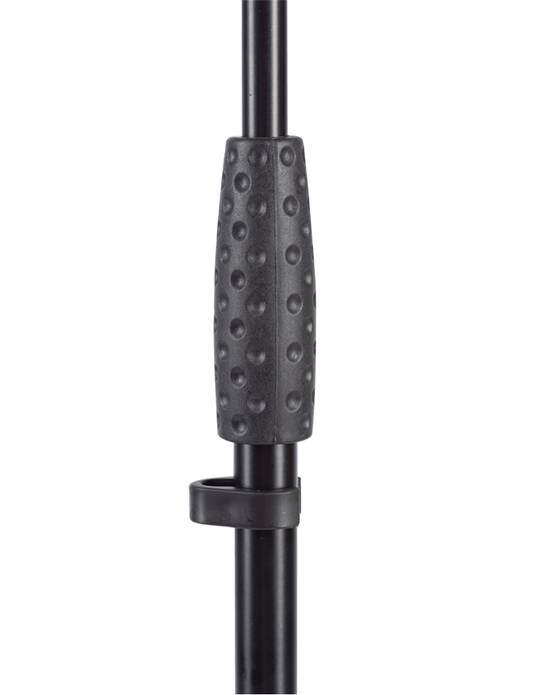 SOPORTE MICRÓFONO RECTO CON BASE REDONDA DE HIERRO FUNDIDO