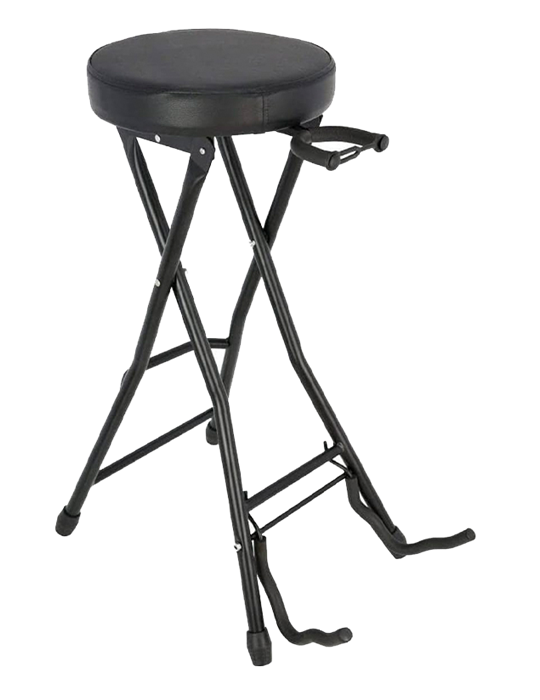 BANQUETA PLEGABLE EK CON SOPORTE DE GUITARRA