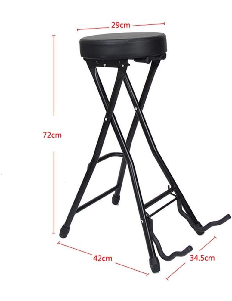 BANQUETA PLEGABLE EK CON SOPORTE DE GUITARRA