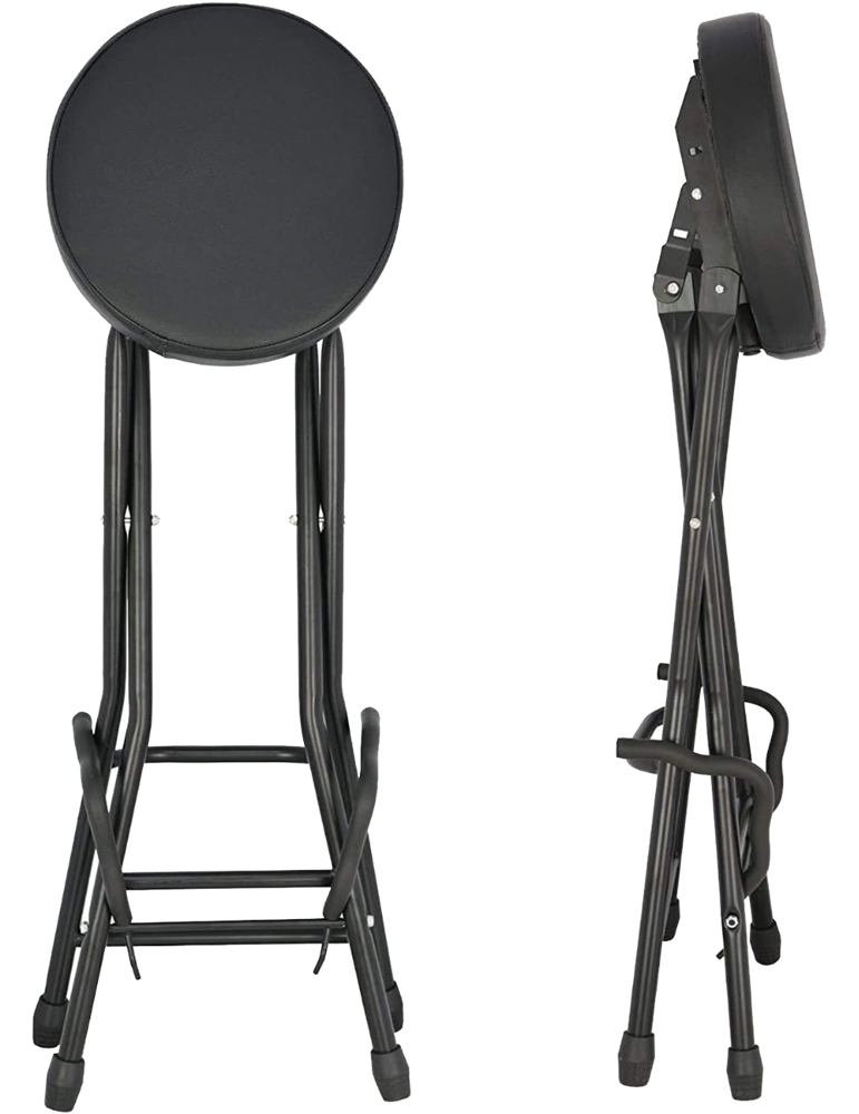 BANQUETA PLEGABLE EK CON SOPORTE DE GUITARRA