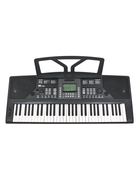 TECLADO EK DE 61 TECLAS NEGRO EKT750