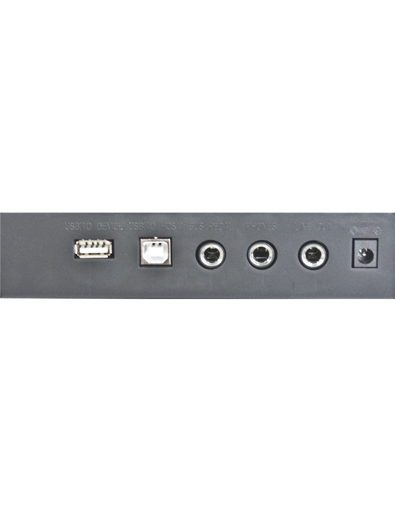 TECLADO EK DE 61 TECLAS NEGRO EKT750