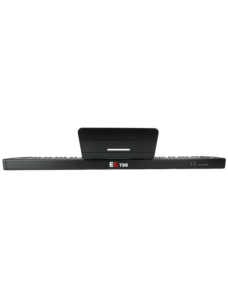 PIANO DE ESCENARIO PORTABLE CON BATERIA RECARGABLE NEGRO EK EKT88BK