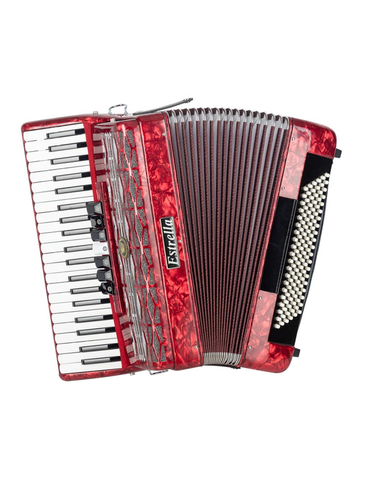 ACORDEÓN ESTRELLA 41/120 ROJO