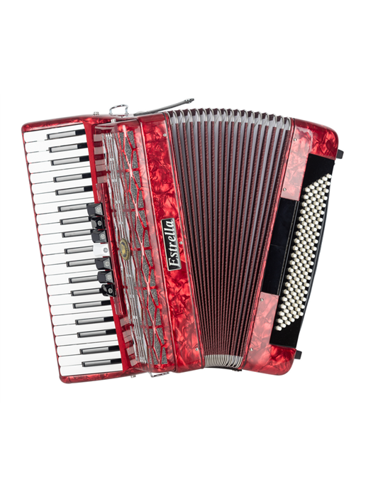 ACORDEÓN ESTRELLA 41/120 ROJO