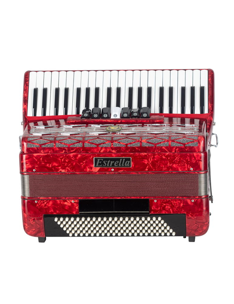 ACORDEÓN ESTRELLA 41/120 ROJO