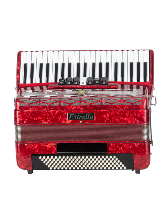 ACORDEÓN ESTRELLA 41/120 ROJO