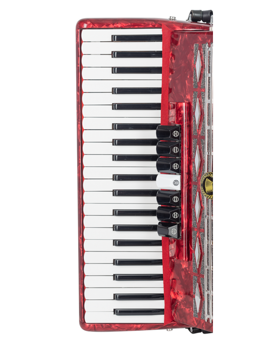 ACORDEÓN ESTRELLA 41/120 ROJO