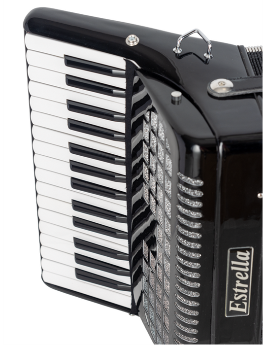 ACORDEÓN ESTRELLA 30/32 NEGRO