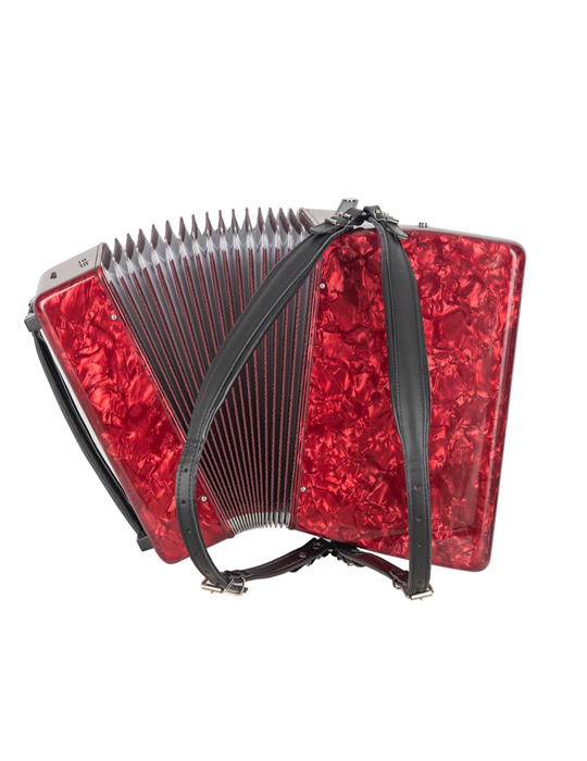 ACORDEÓN ESTRELLA 30/32 ROJO