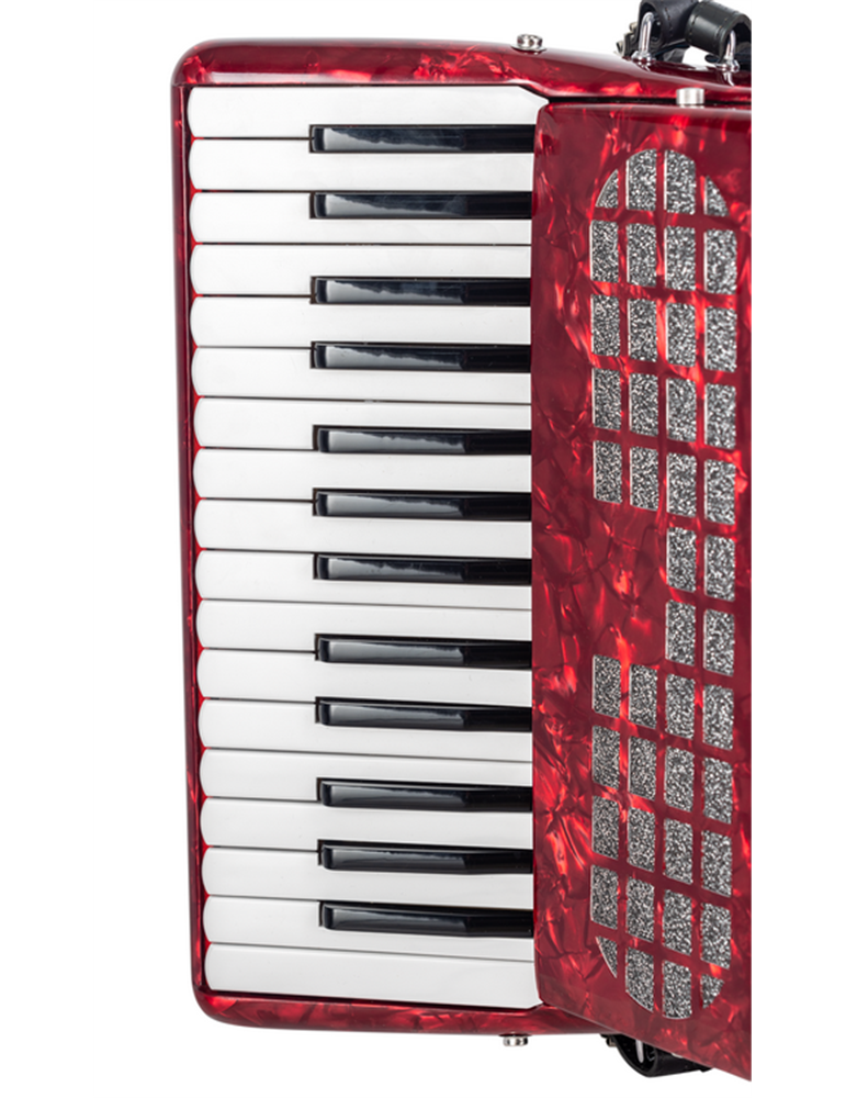 ACORDEÓN ESTRELLA 30/48 ROJO