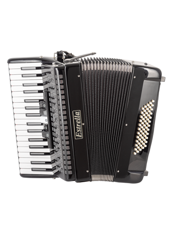 ACORDEÓN ESTRELLA 34/60 NEGRO