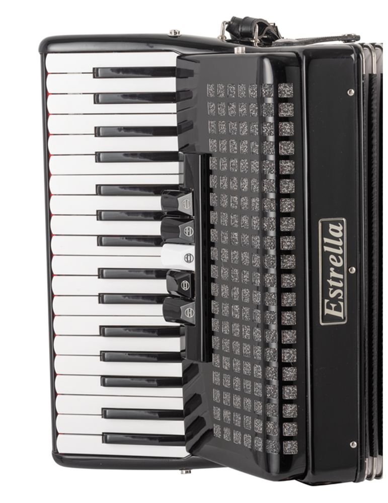 ACORDEÓN ESTRELLA 34/60 NEGRO
