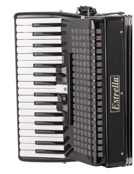ACORDEÓN ESTRELLA 34/60 NEGRO