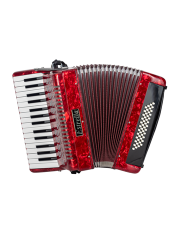 ACORDEÓN ESTRELLA 34/60 ROJO