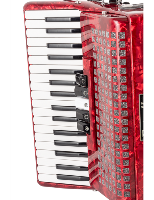 ACORDEÓN ESTRELLA 34/72 ROJO