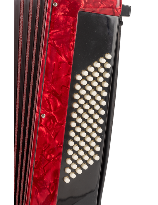 ACORDEÓN ESTRELLA 34/72 ROJO