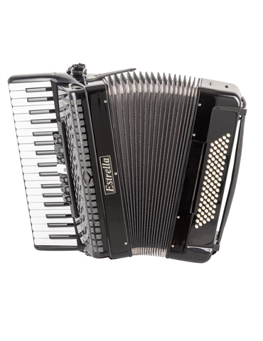 ACORDEÓN ESTRELLA 37/80 NEGRO