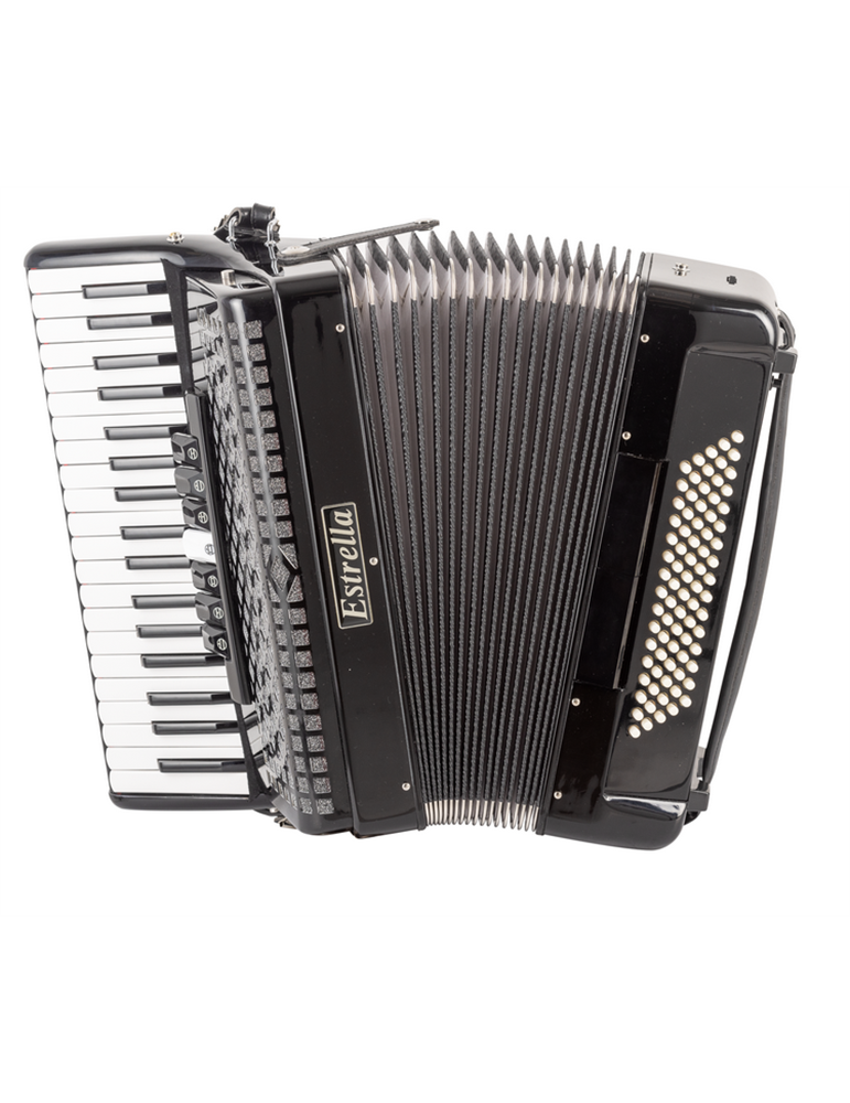 ACORDEÓN ESTRELLA 37/80 NEGRO