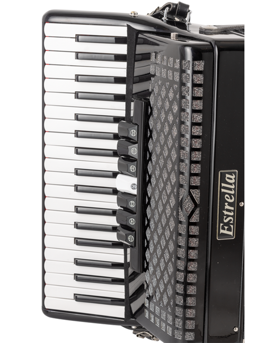 ACORDEÓN ESTRELLA 37/80 NEGRO