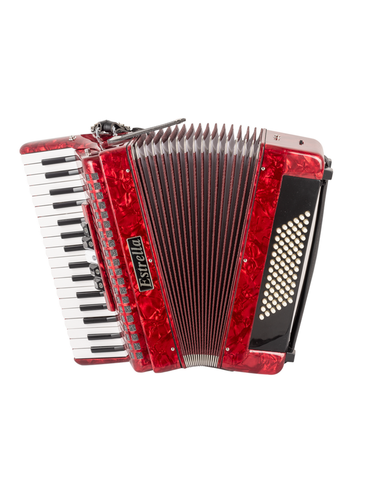 ACORDEÓN ESTRELLA 37/80 ROJO