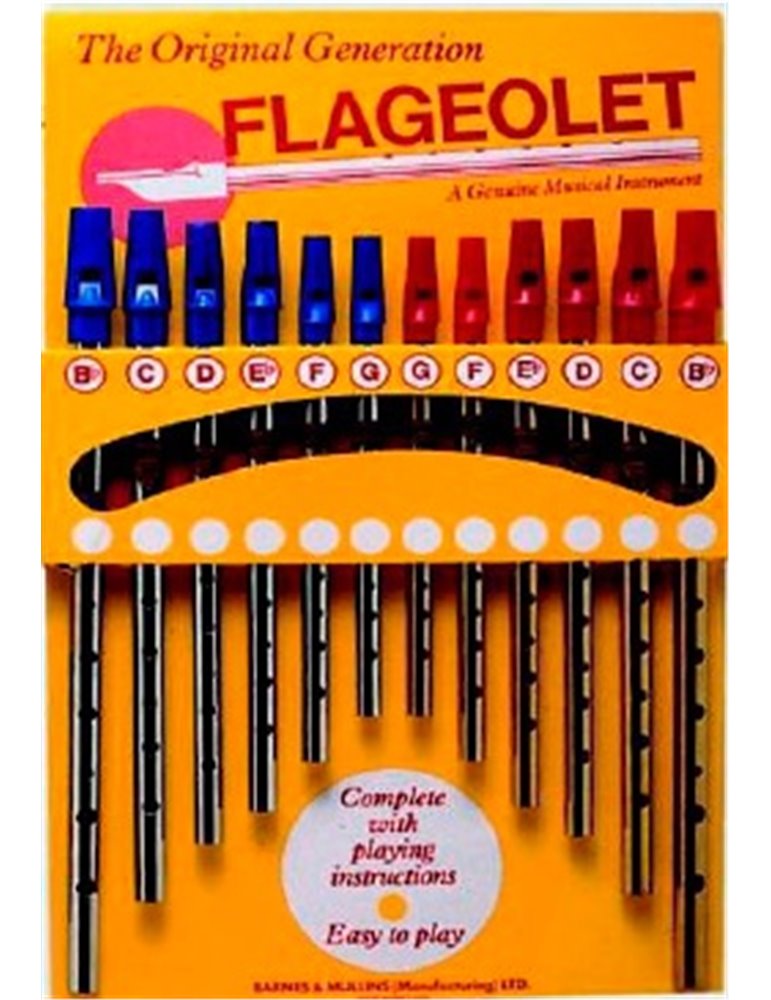 FLAUTAS FLAGEOLET JUEGO COMPLETO