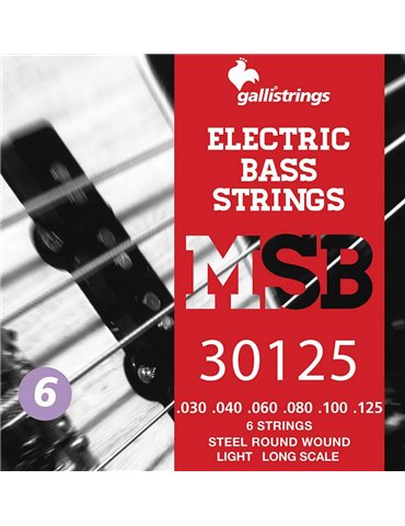 string set electric 6-string bass, steel light, 03