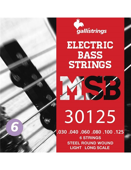 string set electric 6-string bass, steel light, 03