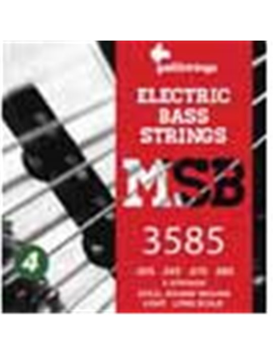 string set electric bass, steel light, 035-045-070