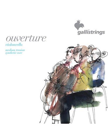 cello string set, 4/4, premium synthetic core