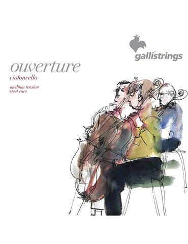 cello string set, 3/4, premium steel core