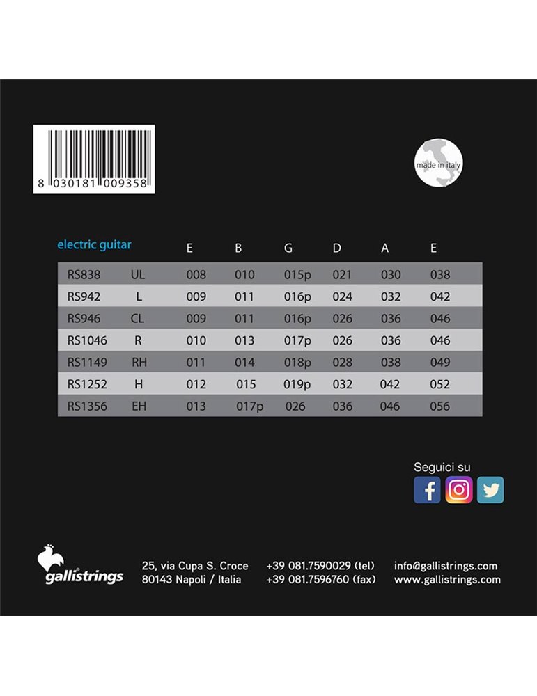 string set electric, nickel roundwound, ultra ligh