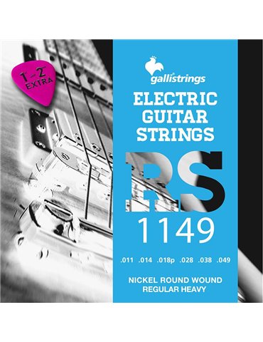 string set electric, nickel roundwound, regular he