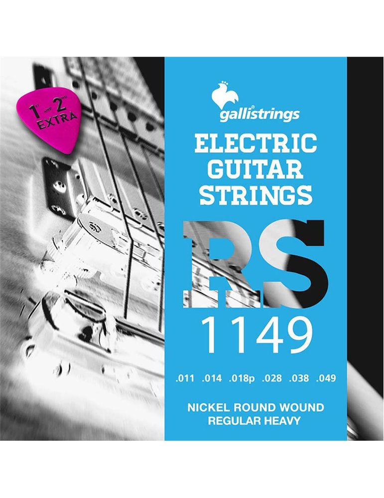 string set electric, nickel roundwound, regular he