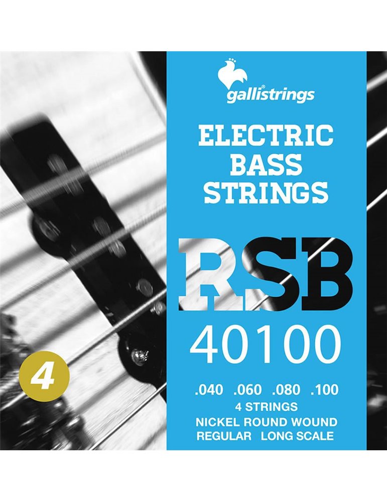 string set electric bass, nickel roundwound, regul