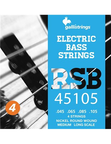 string set electric bass, nickel roundwound, mediu