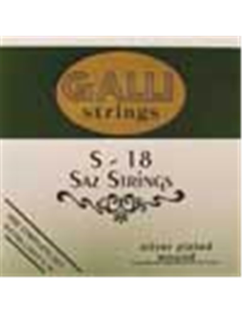 string set saz, silverplated extra light 007-009-0