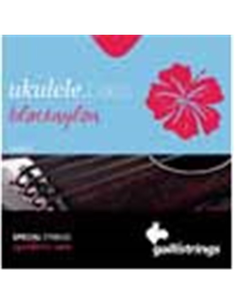 string set for ukulele bass, black nylon tape woun