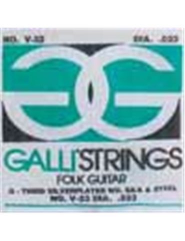 G-3 string acoustic, 023, silverplated wound on si 2