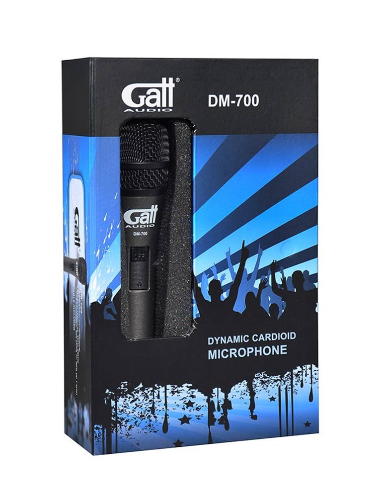 Micrófono dinámico Gatt Audio pro. 40hz-20khz