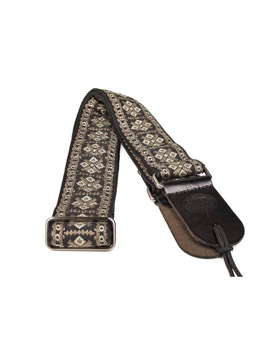 CORREA GAUCHO SERIE TRADICIONAL PARA GUITARRA 50mm CUERO GRIS