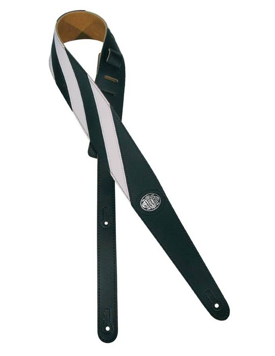 CORREA GUITARRA GAUCHO BLANCO Y NEGRO RAYAS