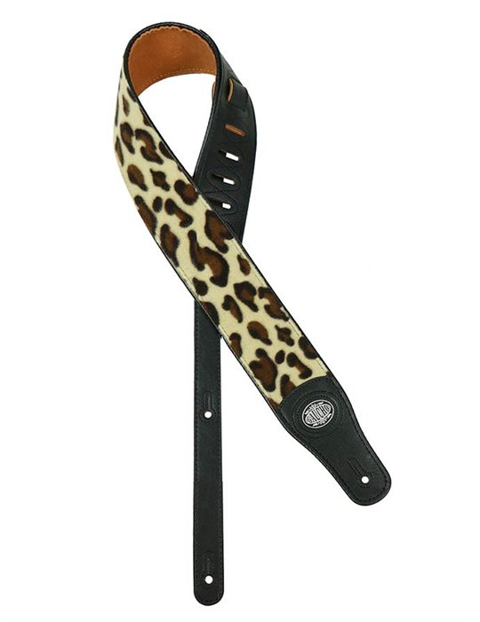 CORREA GUITARRA GAUCHO PIEL SINTÉTICA LEOPARDO