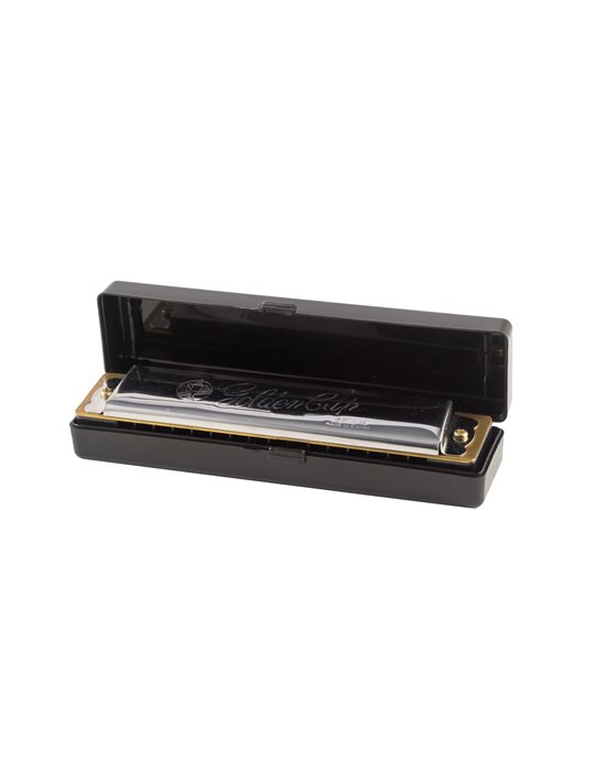 ARMÓNICA GOLDEN CUP 32 VOCES TAPAS CROMADAS