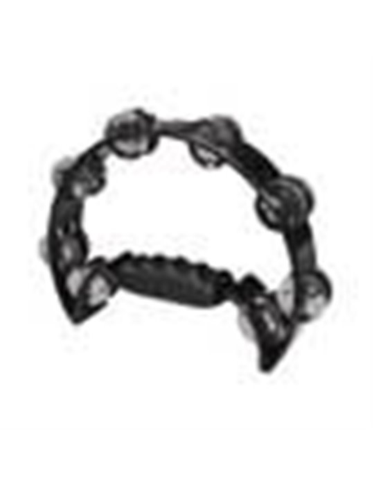 Pandereta media luna Hayman plastico negro