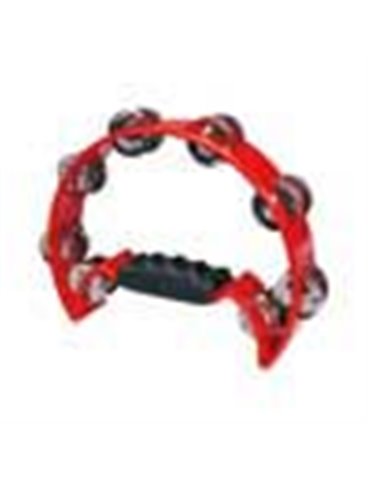 Pandereta media luna Hayman plastico rojo 2