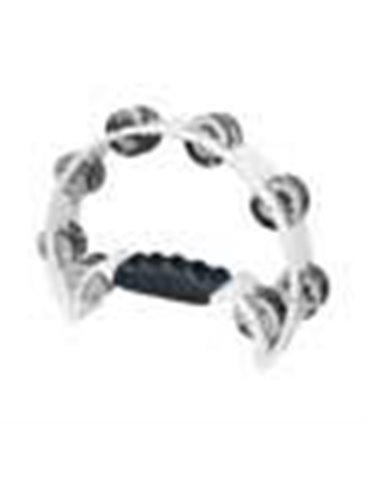 Pandereta media luna Hayman plastico blanco 2